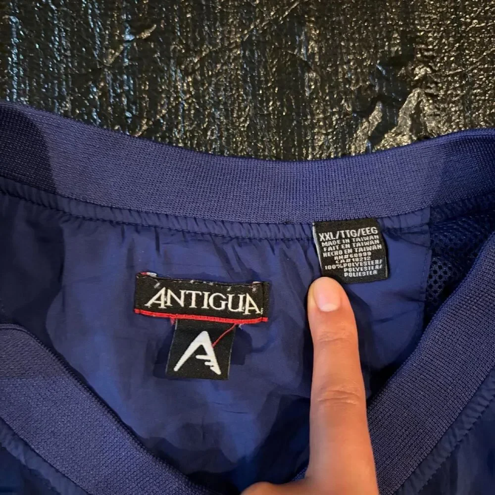 Antigua-apparel Men's Navy and Blue Jacket
